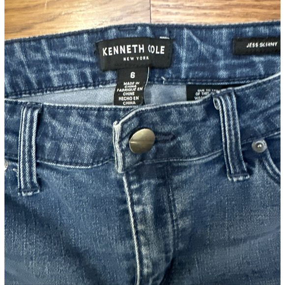 Kenneth Cole Jeans Womens Blue Size 6 Jess Skinny - Picture 3 of 6